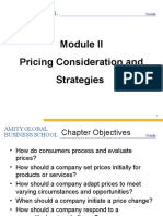 Module 2 - Pricing Consideration and Strategies