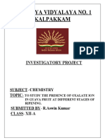 Class 12th Chemistry Project On Investigatory Test On Guava