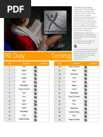 90 Day Toning: Day Workout Complete? Day Workout Complete?