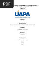 Derecho Constitucional Sus Procedimientos Tarea 2