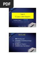 Topic-5 IC Layout (Stick Diagram) : Outline