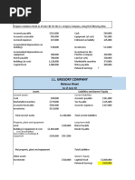 Problem 2-2: J.L. Gregory Company