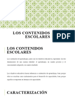 Los Contenidos Escolares