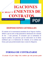 Obligaciones Provenientes de Contratos