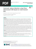 Automatic Seizure Detection Using Three-Dimensional CNN Based On Multi-Channel EEG