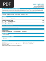 Saksham Baveja: Brief Overview / Career Objective / Summary