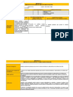 Matriz #1 Matriz de Selección de Línea de Investigación