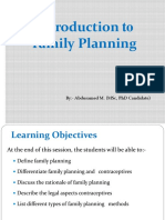 Family Planning and Contrceptives For Midwifery Students