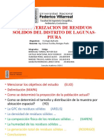 Caracterizacion de Residuos Solidos de Lagunas