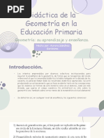 Didáctica de La Geometría en La Educación Primaria. Aurara 2°C