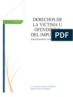 Derechos de La Víctima y El Imputado