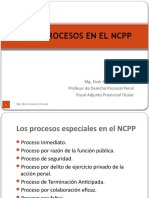 1° Sesión - Procesos Especiales