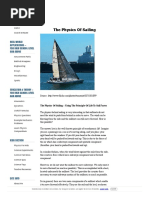 Physics of Sailing