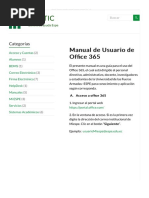 Manual de Usuario Office 365
