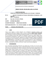 Informe Preliminar N°002-2021-SIMON ROJAS SANCHEZ-Inasistencia 40°e) 48°e) Ley 29944-Febrero 2021-RD N°005-2021-Febrero 2021