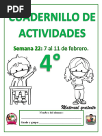 4° S22 Cuadernillo de Actividades-Profa - Kempis