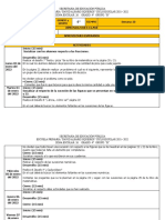 Planeacion de Matematicas Del 2022