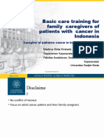 Basic Care Training For Family Caregivers of Patients With Cancer in Indonesia