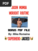 Jason Momoa Workout Routine: Bonus PDF