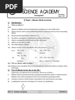 Alkenes Notes XI