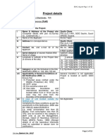 Project Details: Synthetic Organic Chemicals 5 (F) For Terms of Reference (Tor) New Project