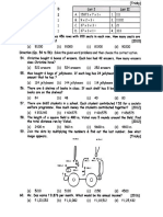 Class 4 Mathematics Worksheet 280122