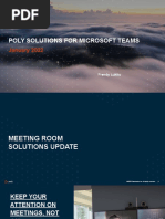 Poly Solutions For Microsoft Teams Jan 22