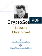 Cryptosoulz: Lessons Cheat Sheet