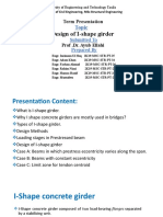 Pre-Cast Concrete I-Section Girder