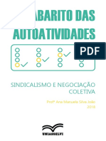 Sindicalismo e Negociação Coletiva 2018 - Gabarito