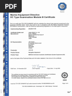 AIS JHS-183 Type Approval Certificate