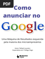 E-Book Google Ads Oficial Plano Mestre