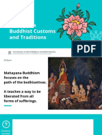 Mahayana Buddhist Customs and Traditions: Lesson 10.2