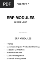 Chapter 5 Osama Mehmood Ali1 Erp Modules Alexis Leon