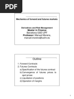 Outline: Master in Finance Professor: Manuel Moreno