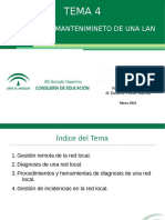 Tema - 4. - Diagnosis y Mantenimiento de Una LAN