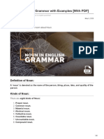 Noun in English Grammar With Examples With PDF