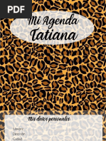 Agenda Animal Print Vrtical