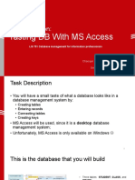 Lab Instruction:: Tasting DB With MS Access