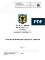 GAM-PL-003-V2 Plan de Gestion de Residuos de Construccion y Demolicion