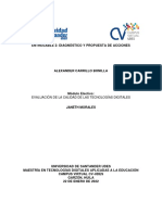 Informe Escrito: Formulación de Un Proyecto de Tecnología Educativa