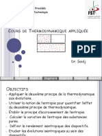 Cours de Thermodynamique Appliquée 4