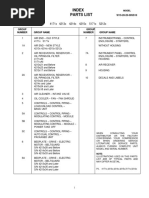 Index Parts List: JULY 1991 4171x 4213x 4214x 4215x 5171x 5212x