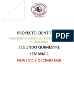 PROYECTO 8 Semana 1 Octavo EGB