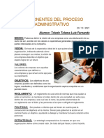 TAREA 10 Conceptos de Proceso Administrativo