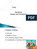 Chapter Three: Sampling: Design and Procedures