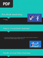 Facebook Marketing: Present By:-Yadav Riya:-Rathod Neha