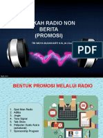 Minggu (7) Naskah Radio Non Berita (Iklan Produk)