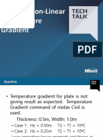 Temperature Gradient For Plates