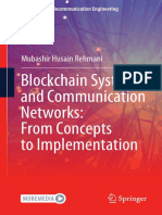 Blockchain Systems and Communication Networks: From Concepts To Implementation